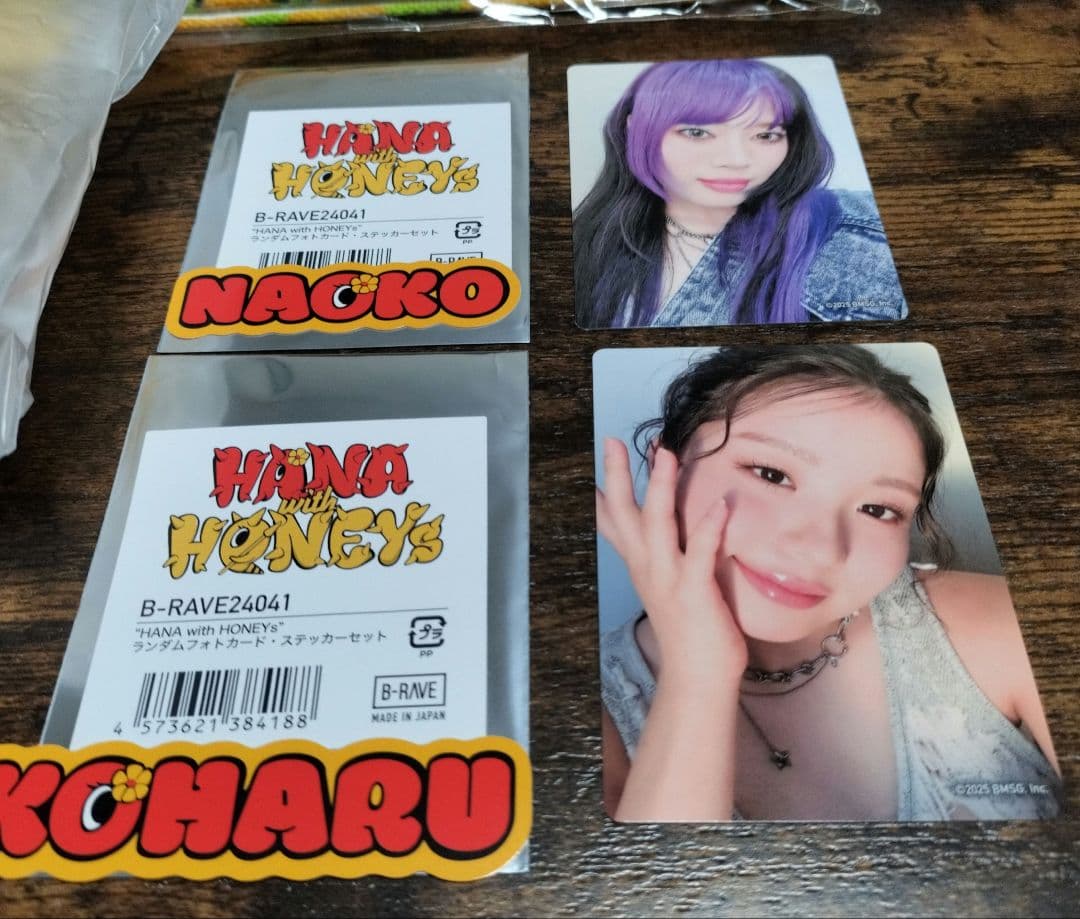 HANA KOHARUグッズセット KOHARU アクリルスタンド HANA with HONEY's