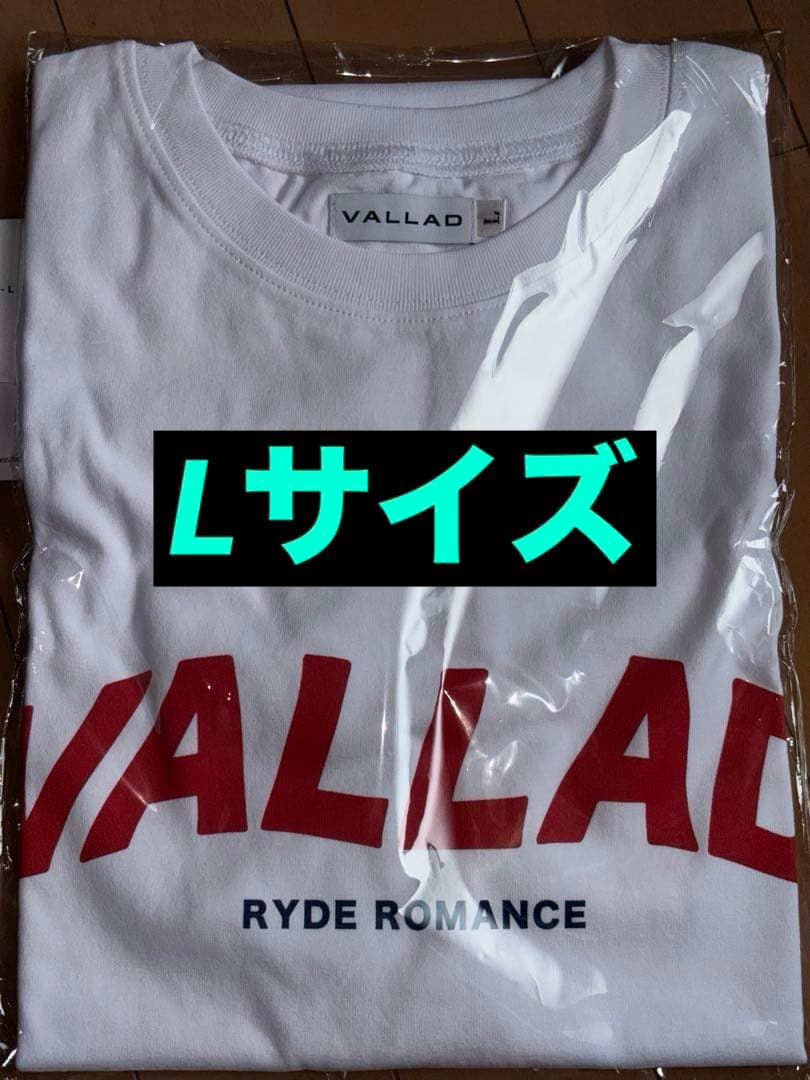 VALLAD WAVELOGO TEE【IO着用】【Sサイズ】新品未開封 VALLAD WAVELOGO