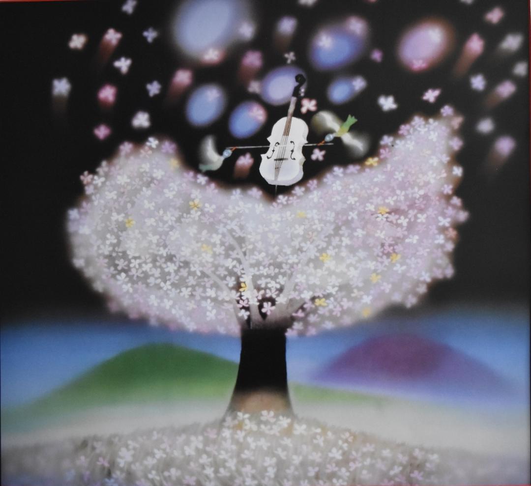 月末値引き❣❣影絵作家・藤城清治の世界・光と影で愛を永遠に～・花の