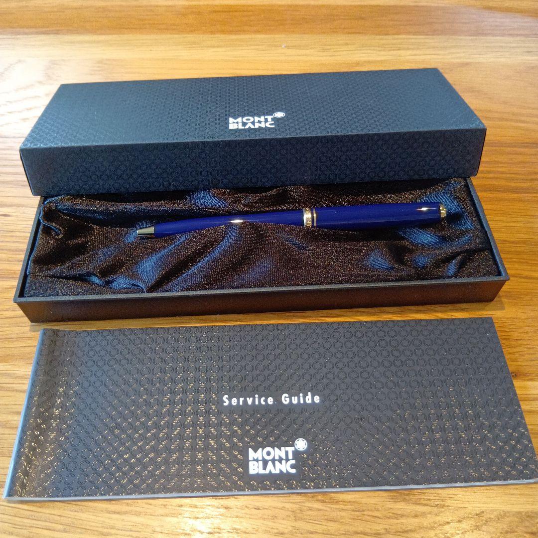 MONT BLANC ネイビー ボールペン 専用ケース付き
