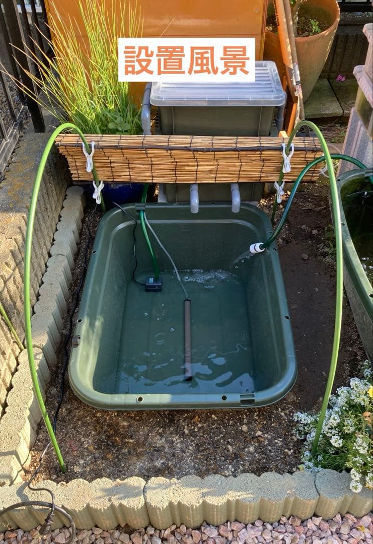 DIY】三段式外部ろ過装置（個人製作濾過装置）【メダカ・金魚・錦鯉の