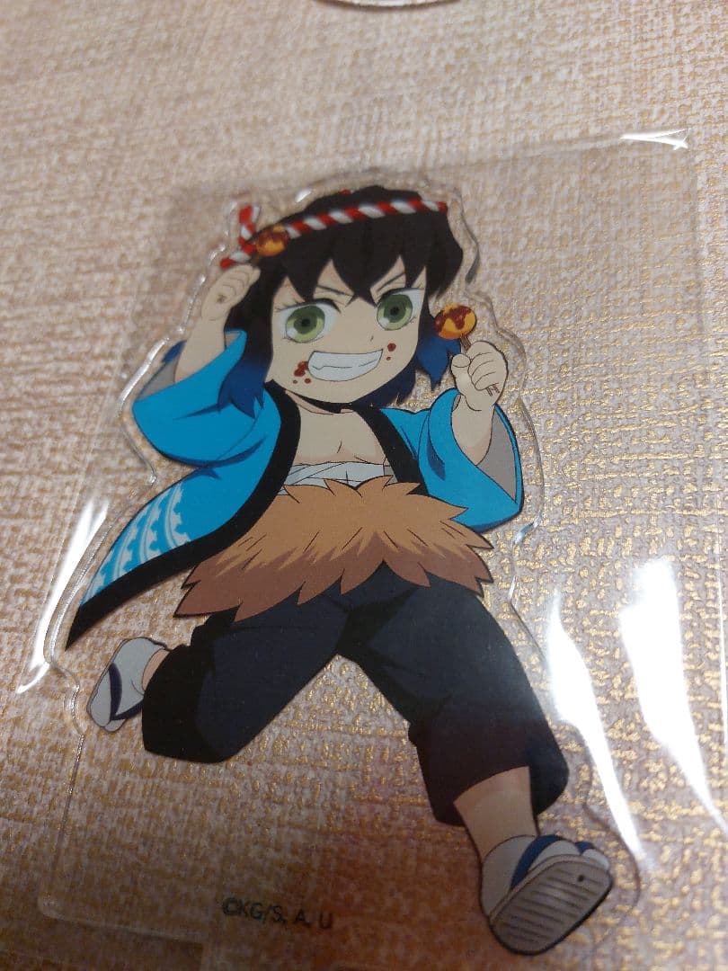 鬼滅の刃 嘴平伊之助 銀だこ コラボ アクリルスタンド 受注生産限定