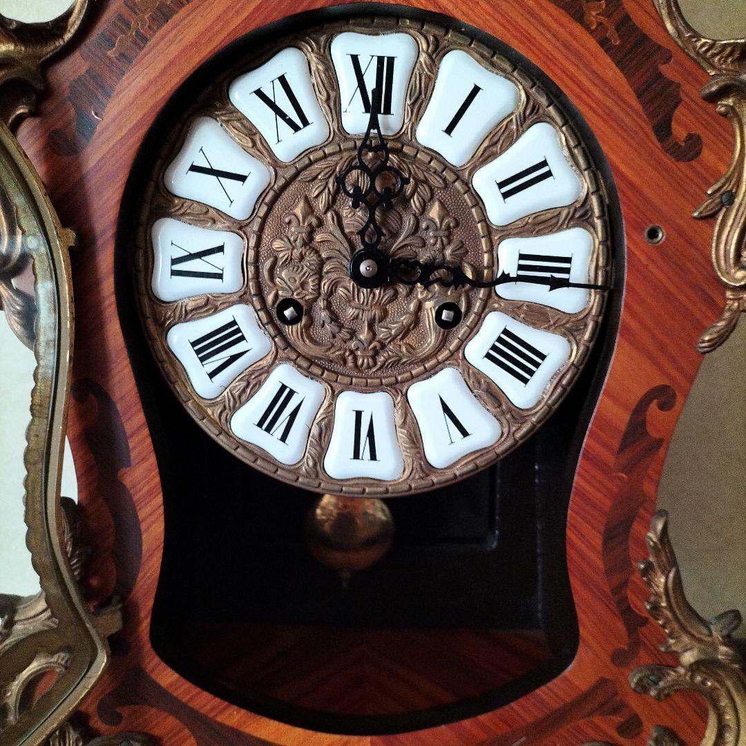 西洋アンティーク クラシックな西洋 ゼンマイ式 振り子時計 置き時計