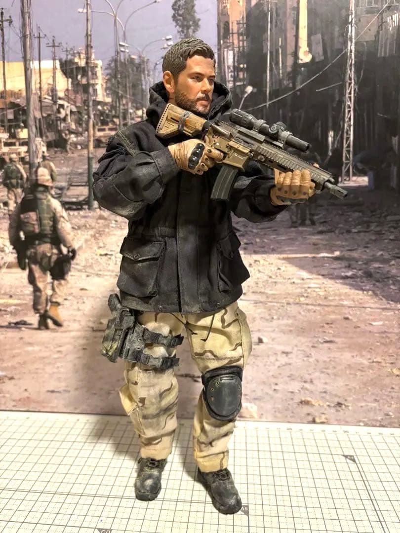 ミリタリーフィギュア damtoys 12インチ sfod カスタム