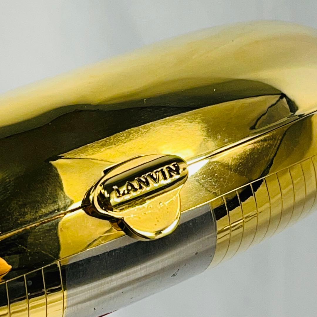 LANVIN ゴールド パーティーバッグ ドレスアップ　ディナー　クラッチバッグ