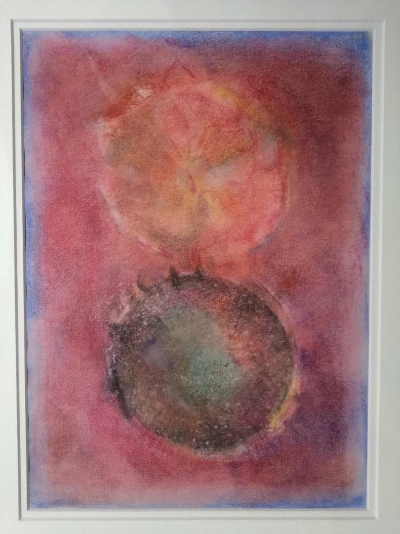 【希少】田中 岑(たなか　たかし)、作品名：ひまわり(66cm×51cm)