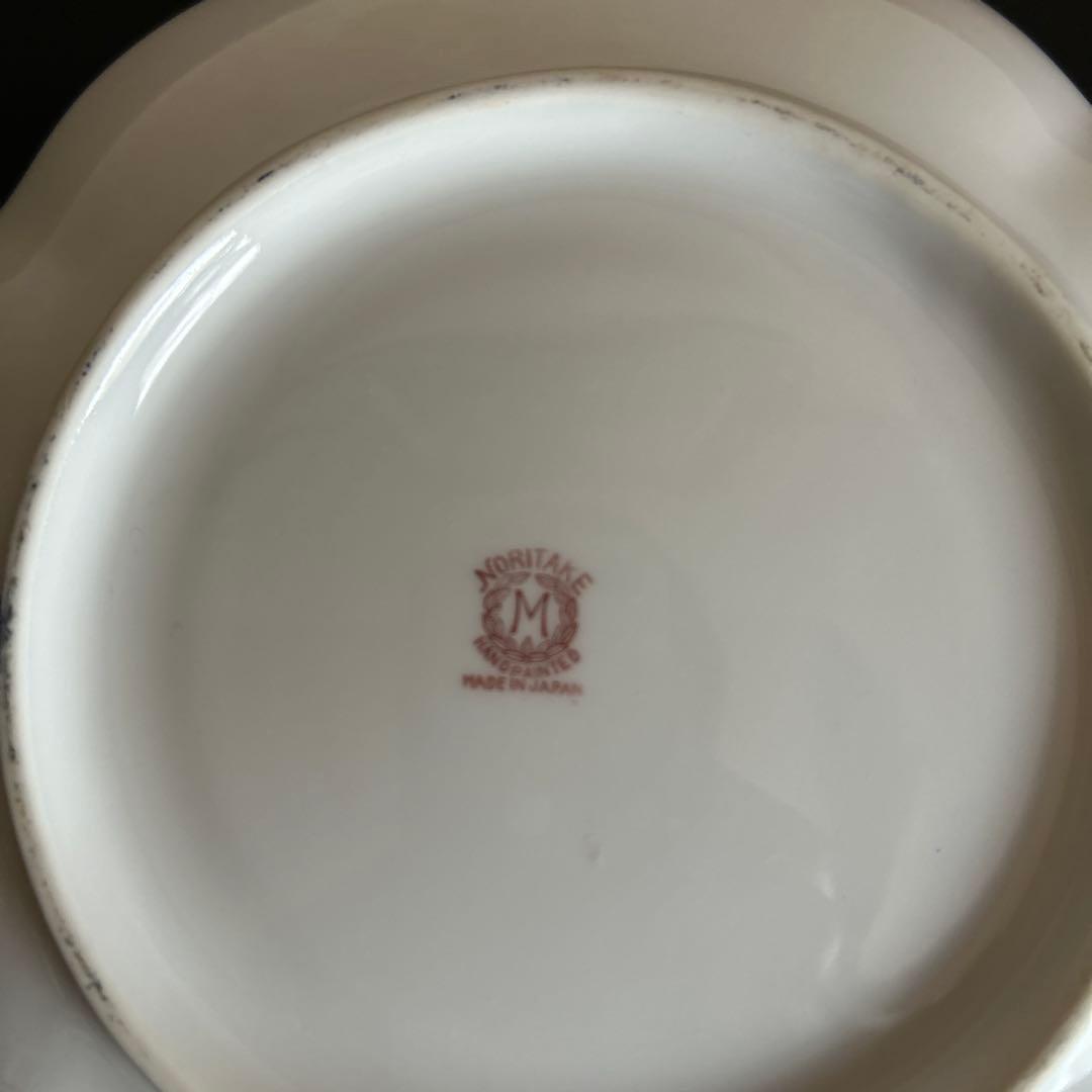 オールドノリタケ　盛り上げ・モールド 風景画