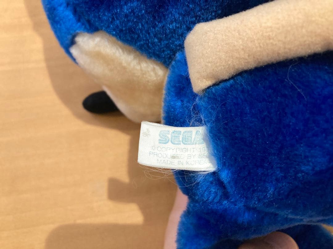 セガ ソニック ぬいぐるみ 1991年
