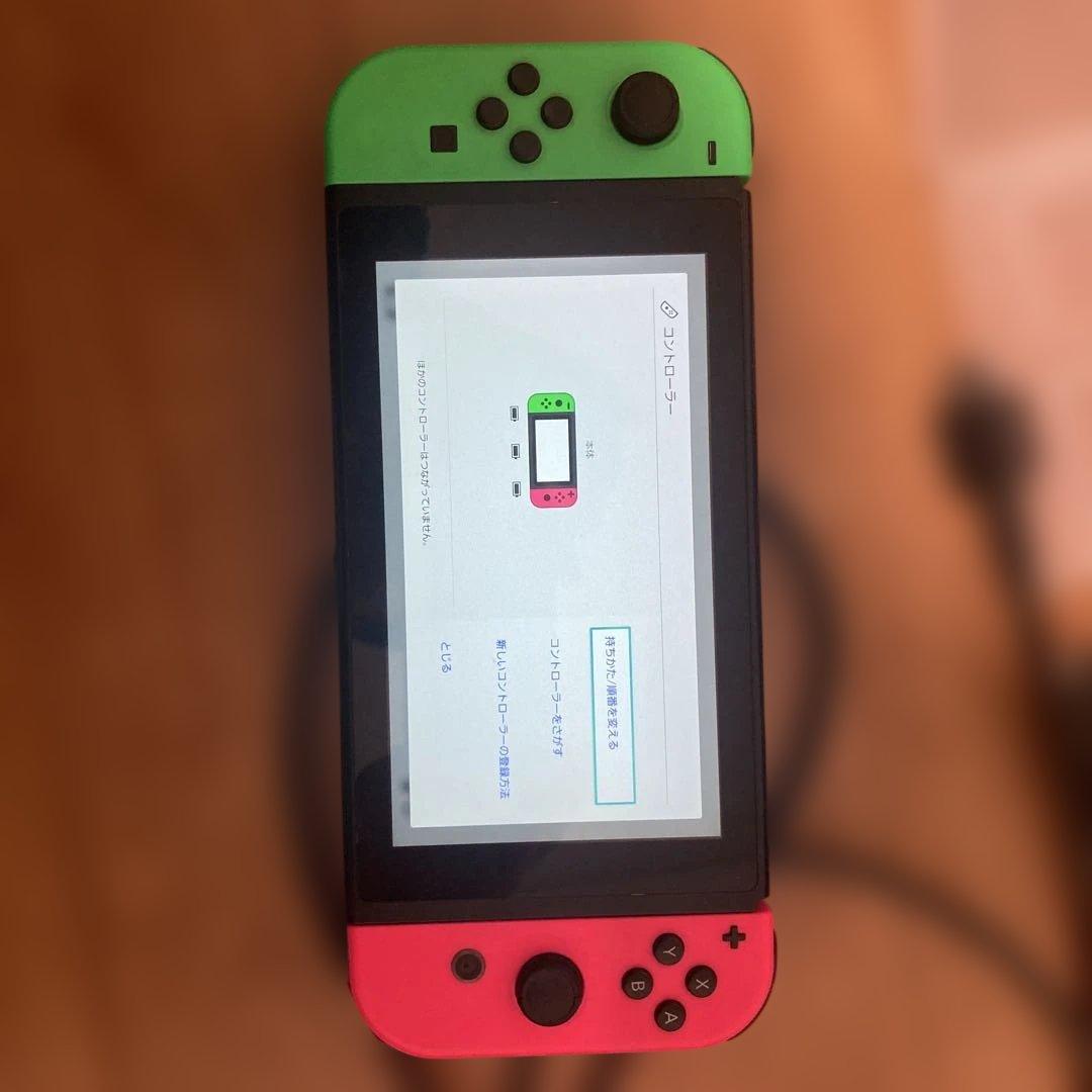 Nintendo Switch ネオンピンク/ネオングリーン 本体