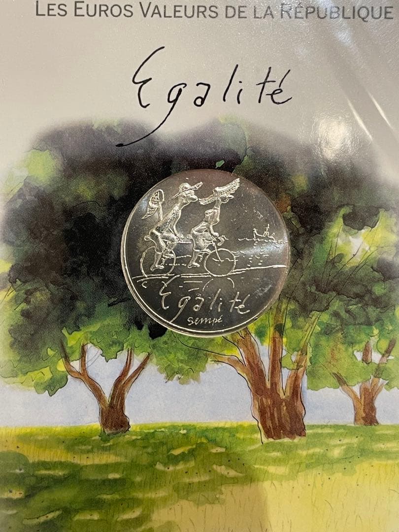 コレクション用 フランス10ユーロ記念銀貨2014年 12枚組(純銀量約70g)