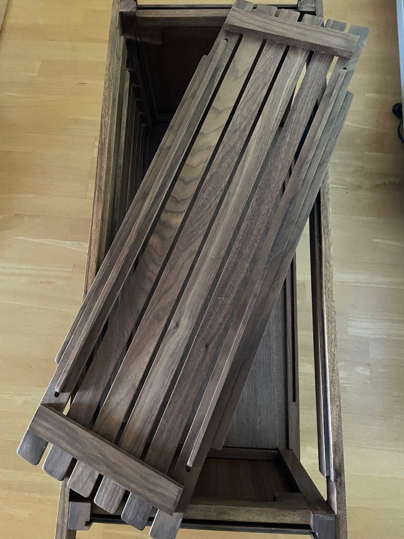 IKIKI シェルフコンテナ L ・ソリッドトップパネル・ホイール・レイン