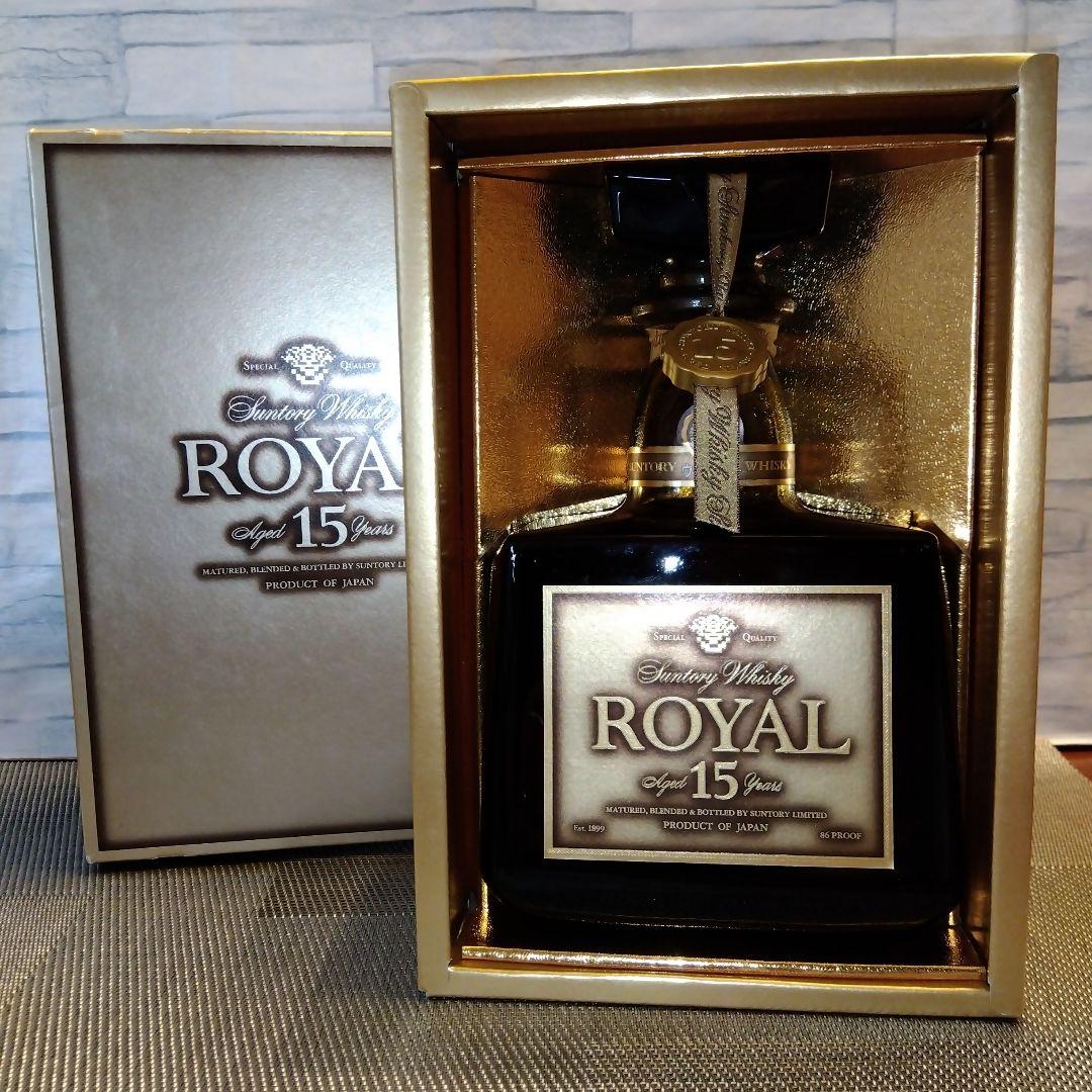 ☆ ギフト限定品 サントリーローヤル15年 ゴールドラベル750ml ⑮