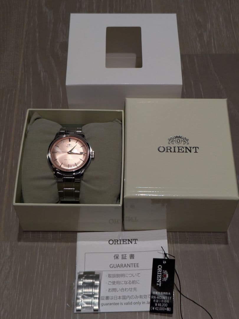 未使用！オリエント　ORIENTE　バンビーノ　サーモン　ピンク