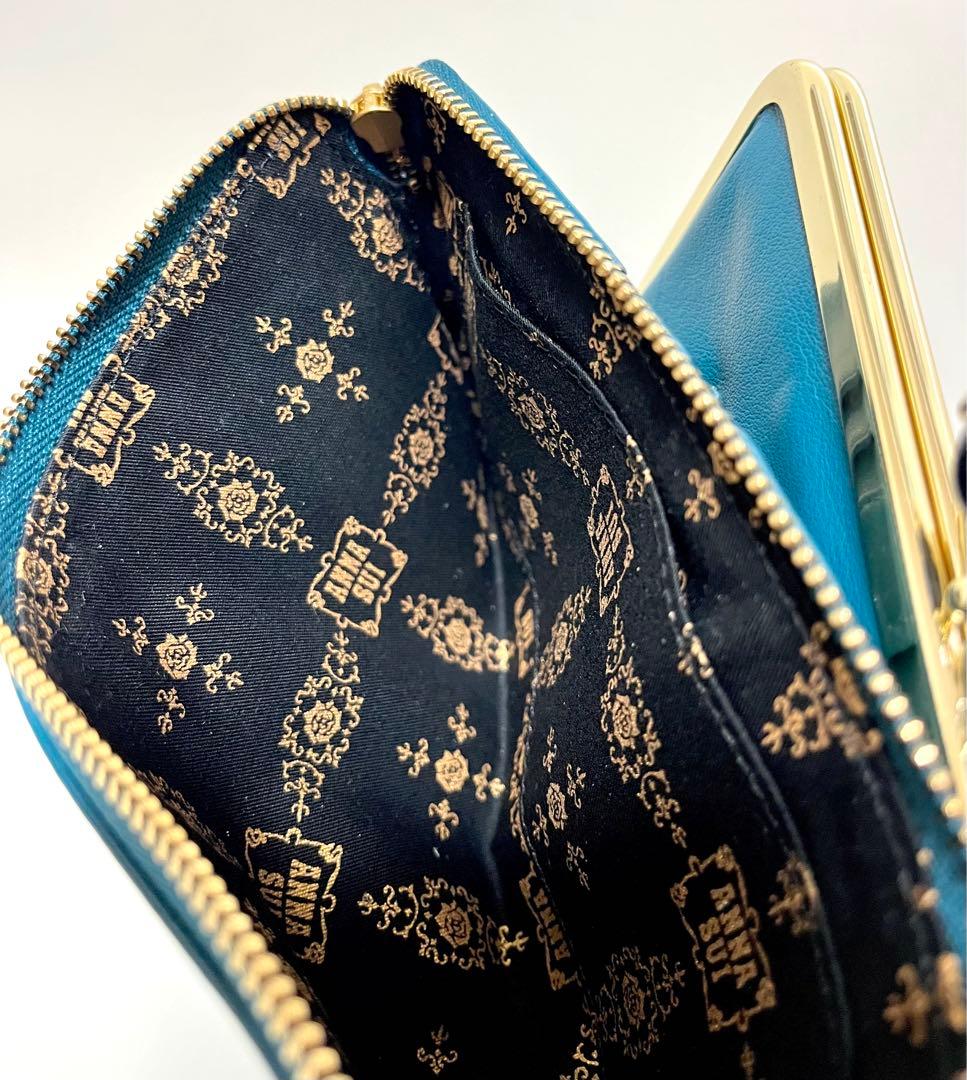新品未使用】ANNA SUI 財布 プレイングキャット ターコイズ