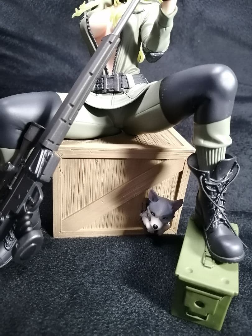 箱無し 中古美品　メタルギア ソリッド 美少女 スナイパーウルフ フィギュア