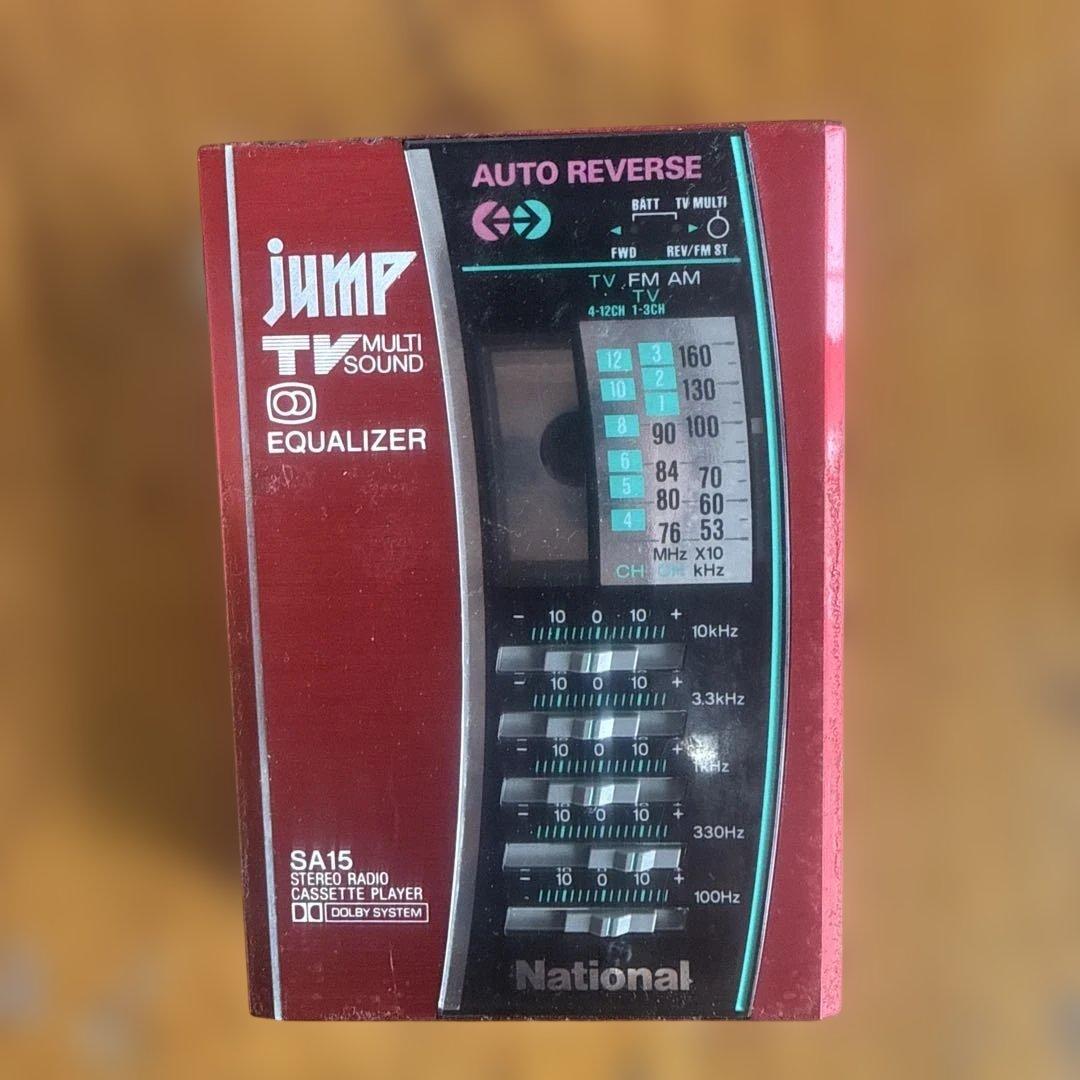 National ナショナル jump ポータブルカセットプレイヤー - メルカリ