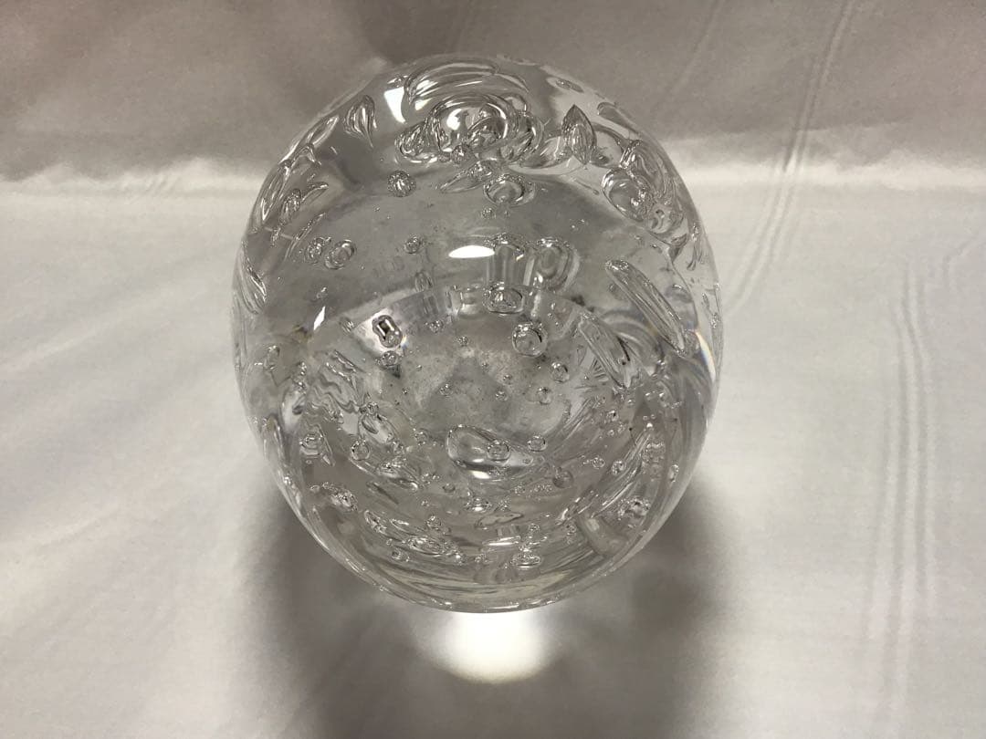 カガミクリスタル 各務満 花瓶 鮎 - メルカリ