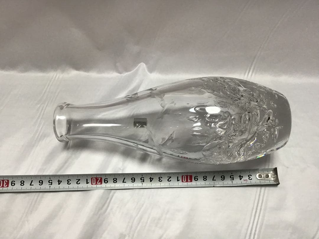 カガミクリスタル 各務満 花瓶 鮎 - メルカリ