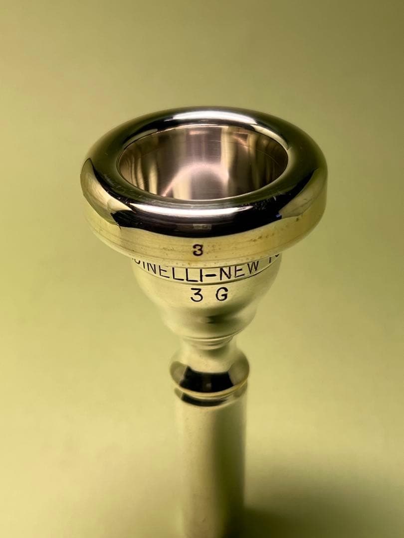 ヴィンテージ トロンボーン用マウスピース ジャルディネリ3G 太管用