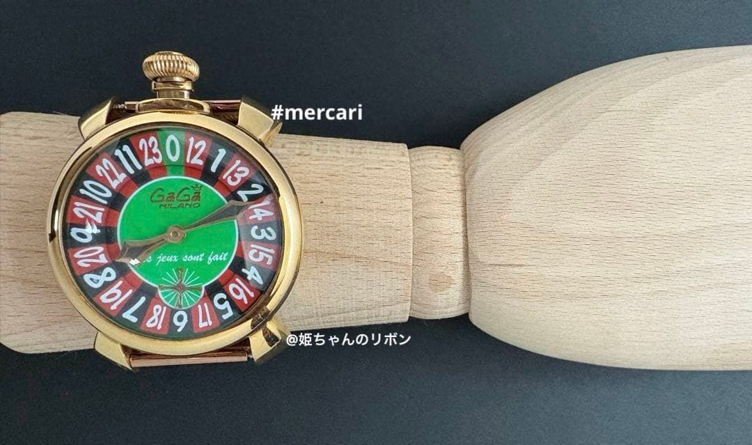 GAGAMILANO マヌアーレ48 手巻き　カジノルーレット