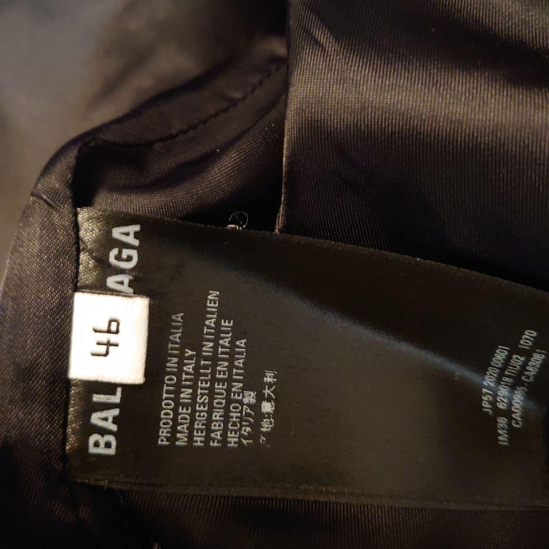 BALENCIAGA ウール オールオーバー コート ロゴ