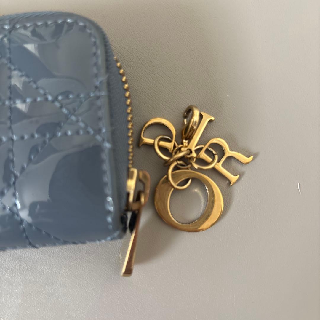 DIOR クリスチャンディオール カナージュケース　ブルー