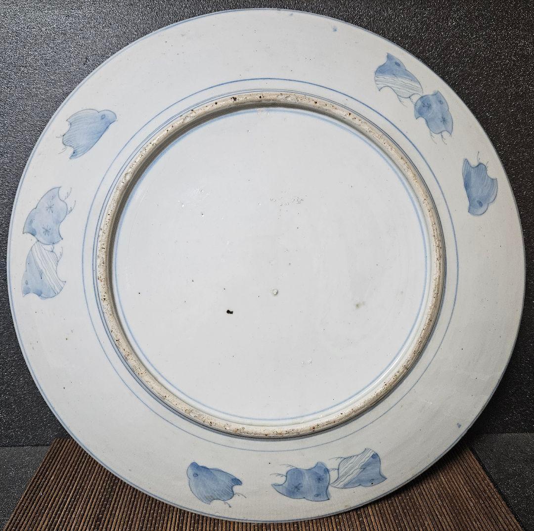 名品❗】江戸末期～明治初期 古伊万里 金襴染錦 桜に雲錦大波市松文