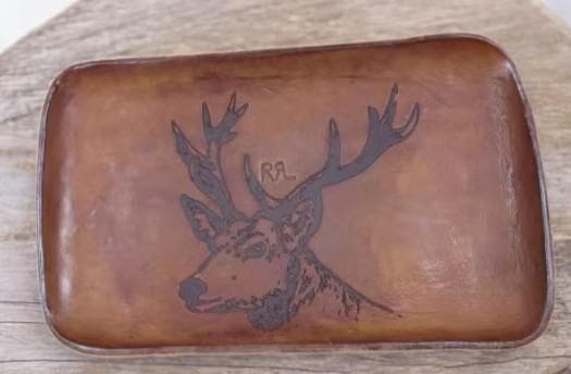 イサム【新】DOUBLE RLRalph Lauren 本革レザー トレイ