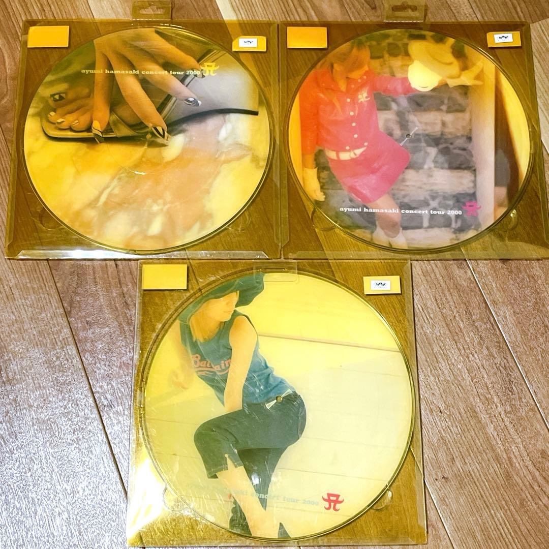 限定版】浜崎あゆみ ピクチャーレコード 3枚セット コンサートツアー2000