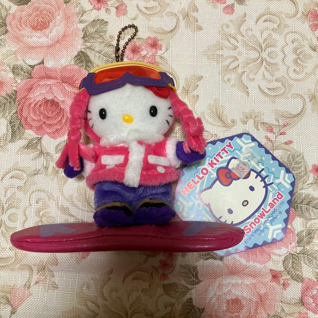 ハローキティ スノーボード マスコット2000年 希少 超レア！ ピンク