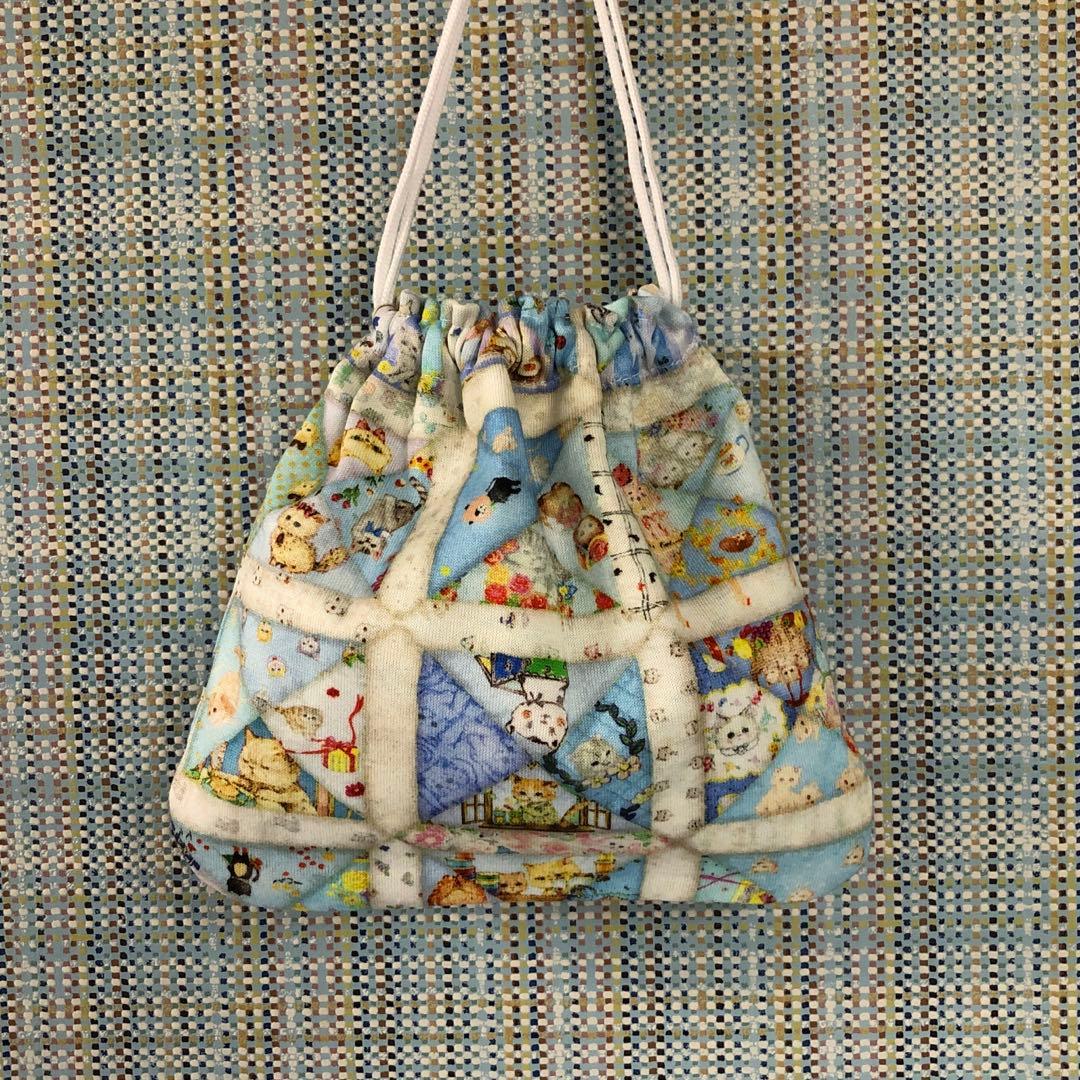 1932.ハンドメイド　きんちゃくポーチ　フランシュリッペ