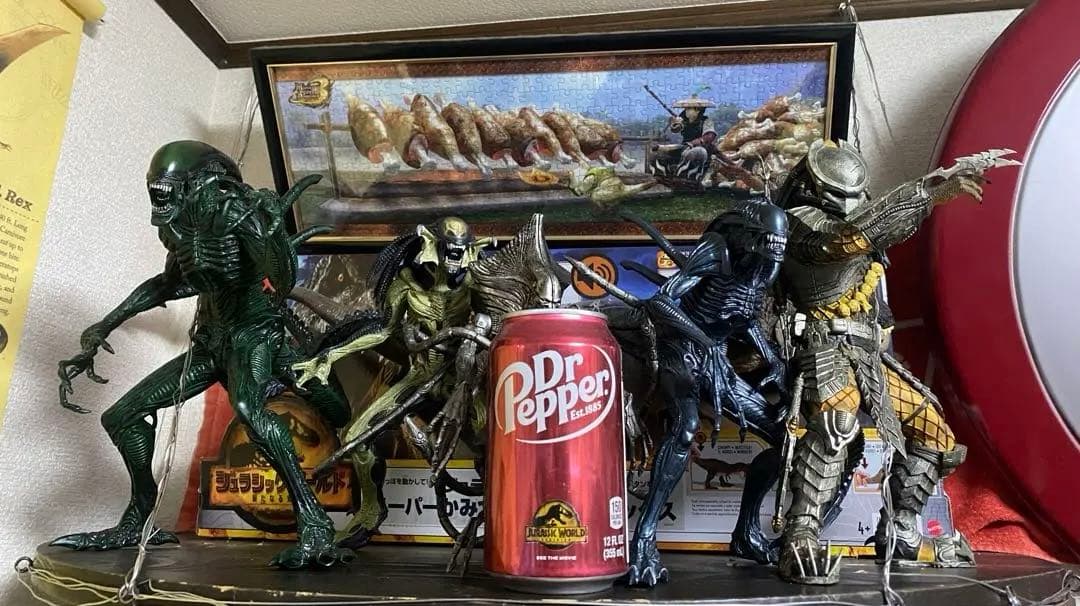 T*7様 エイリアン プレデリアン プレデター フィギュア セット 一応16日ま