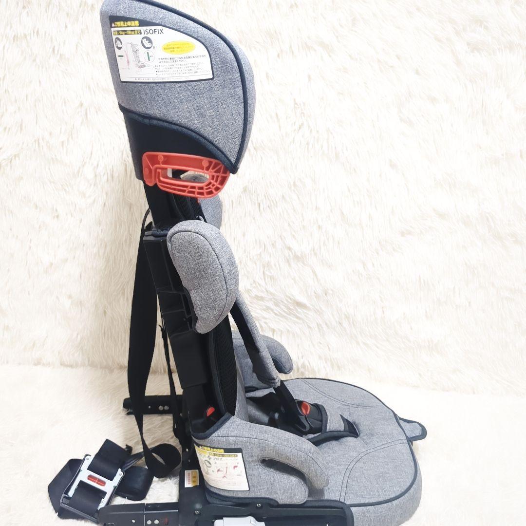 【美品】日本育児 トラベルベスト EC FIX グレーデニム　ISOFIX対応