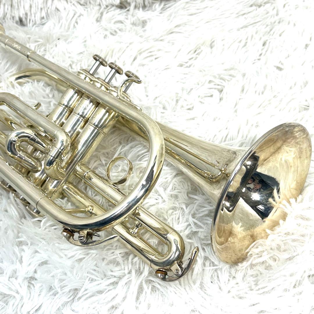 美品】YAMAHA ヤマハ YCR-3330S コルネット シルバー 動作確認 YAMAHA