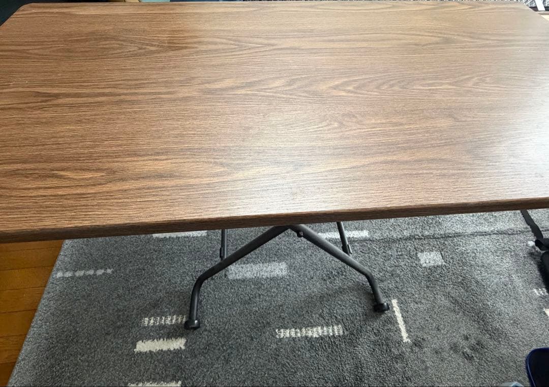 ライザ N 昇降テーブル ミドルブラウン