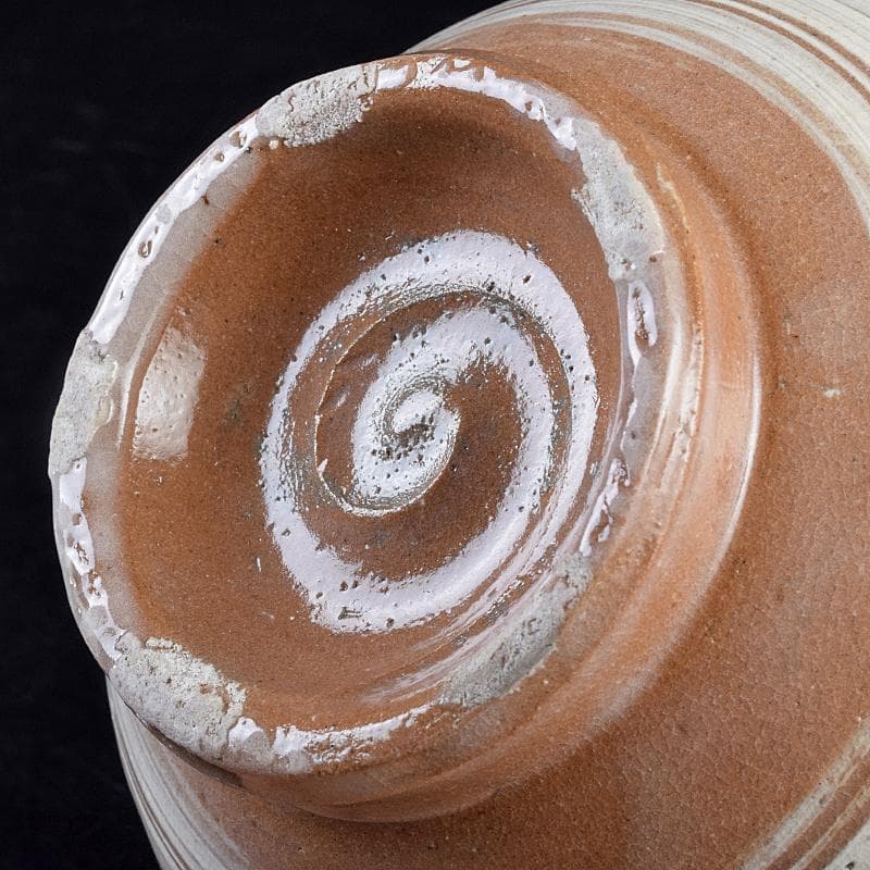 朝鮮美術　李朝　新高麗　鶏竜山三島絵　茶碗　銘緑毛　有馬頼底極め箱　VR8892