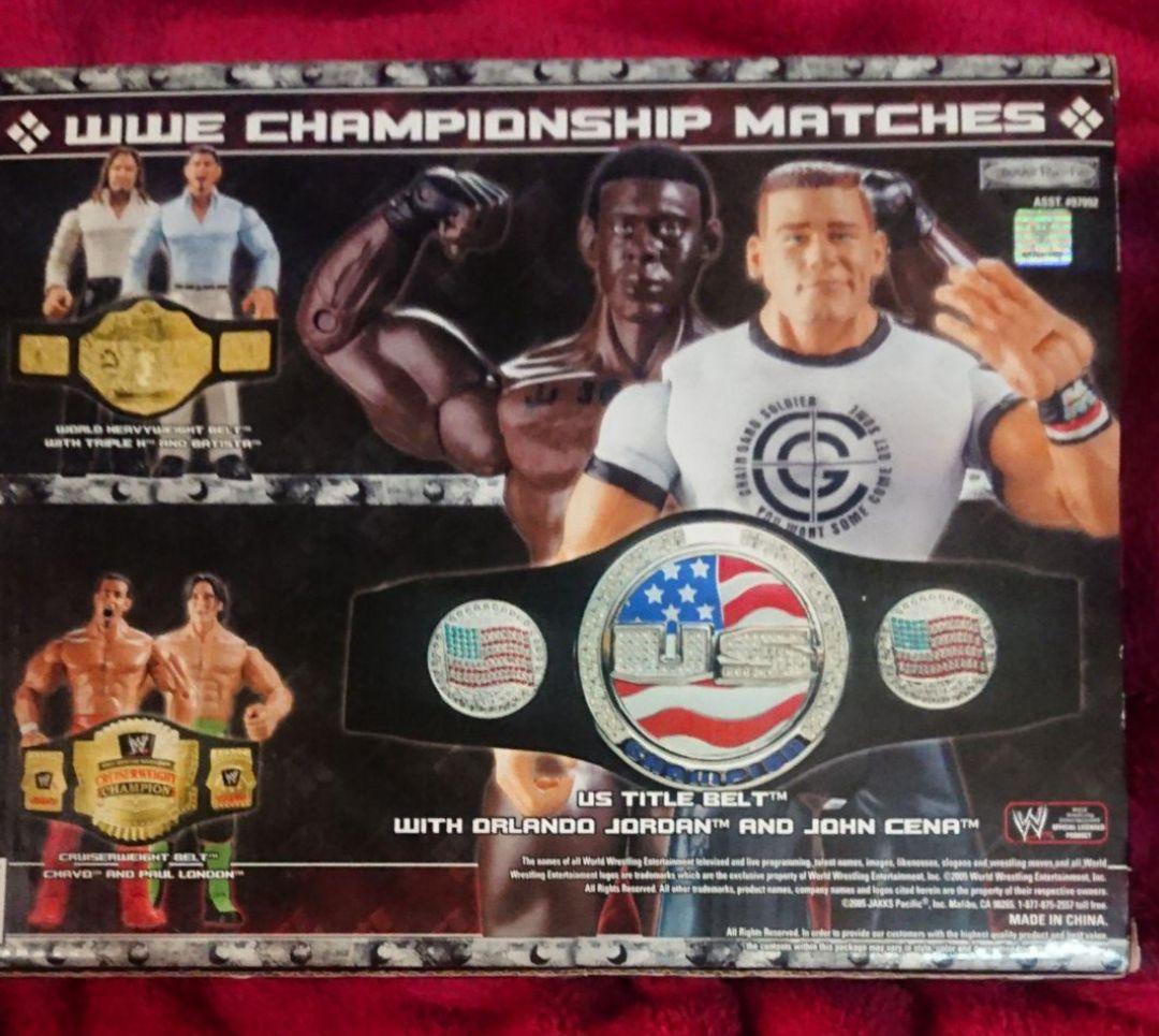 『WWE』CENA & O,JORDAN TOYベルト付きフィギュア