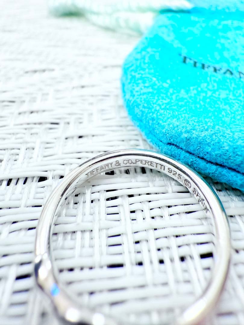 ティファニー 指輪　10号 ティアドロップ エルサ・ペレッティ　リング 研磨済