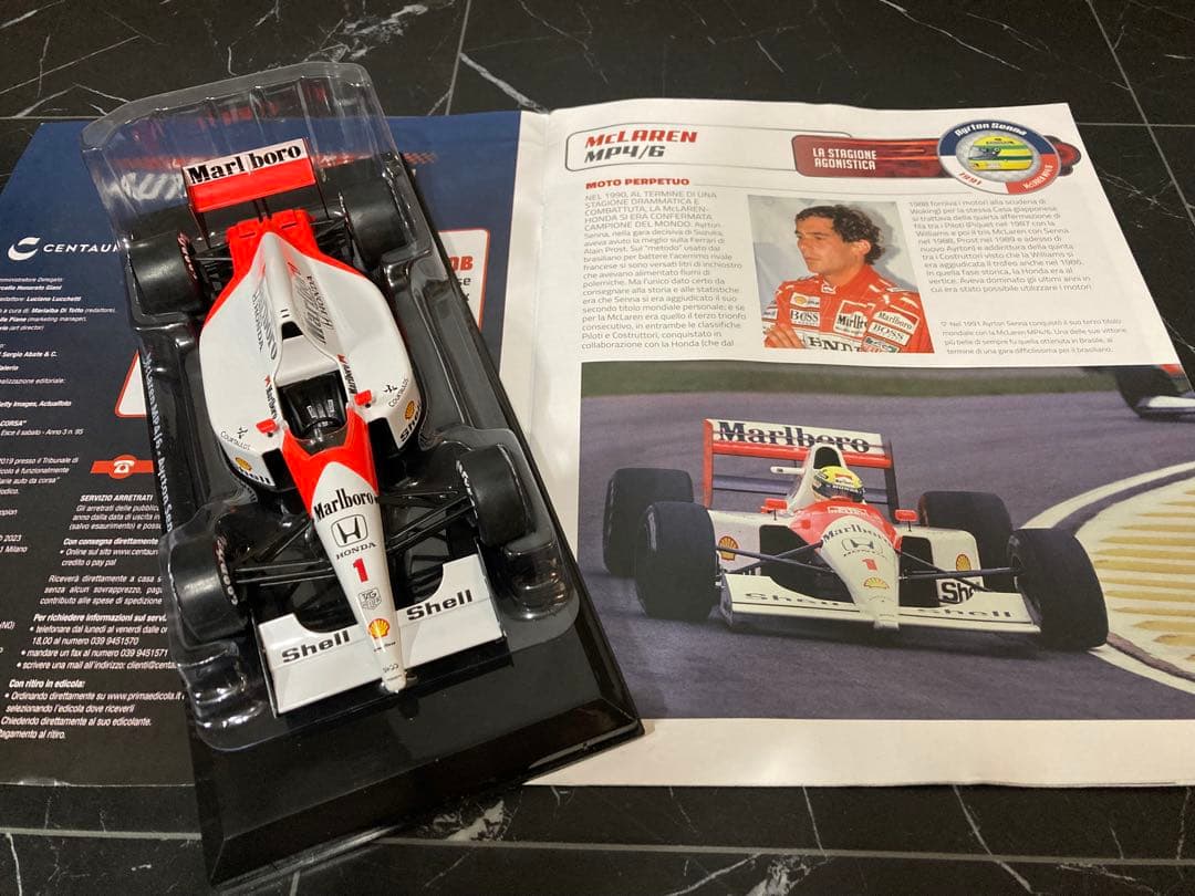 日本未発売　マルボロ仕様 ビッグスケールF1コレクション　マクラーレンMP4/6