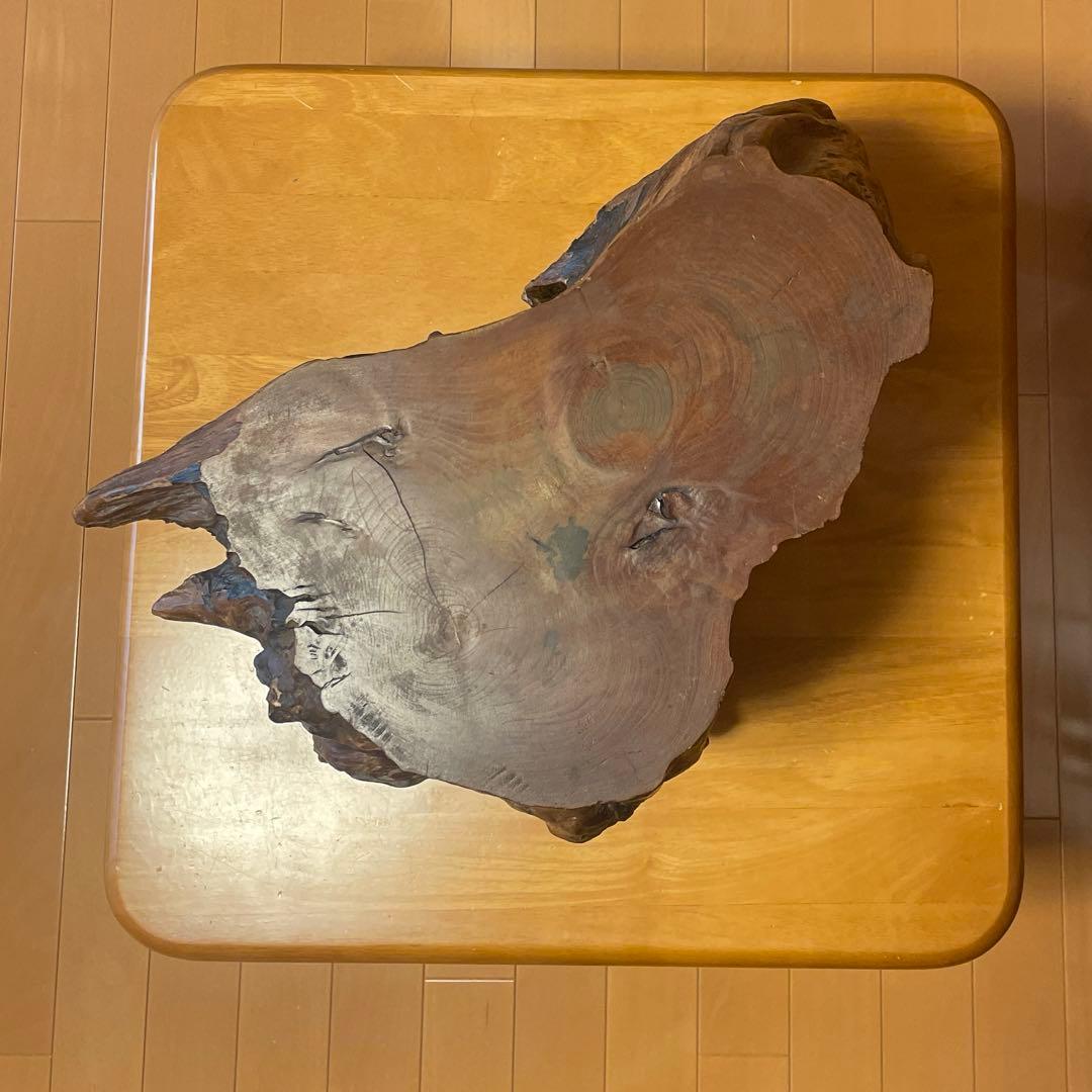 天然木 大型 花台 切り株 台座 飾り台 木工芸品