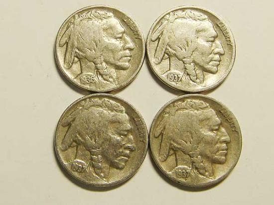 ☆1枚の価格☆アメリカ バッファローニッケル (インディアン 5セント