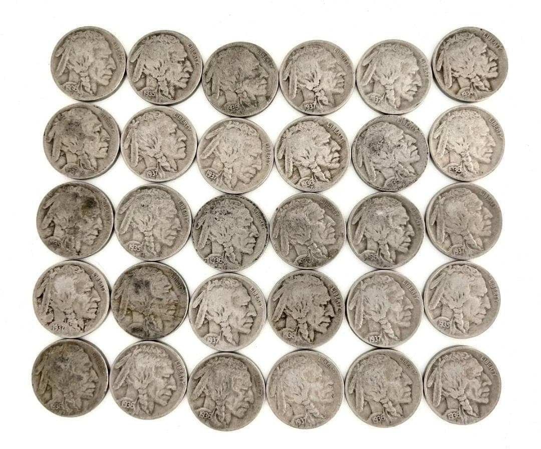 ☆1枚の価格☆アメリカ バッファローニッケル (インディアン 5セント