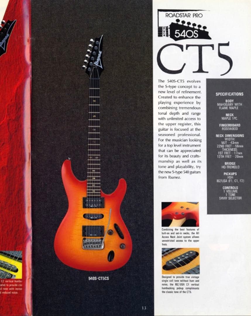 激レア Ibanez 540S CT5 1989年製