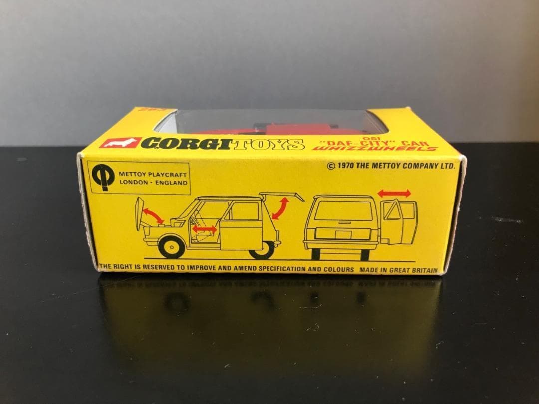 DAF シティーカー コーギー　トイズ　1/43　ウィズホイール　美品