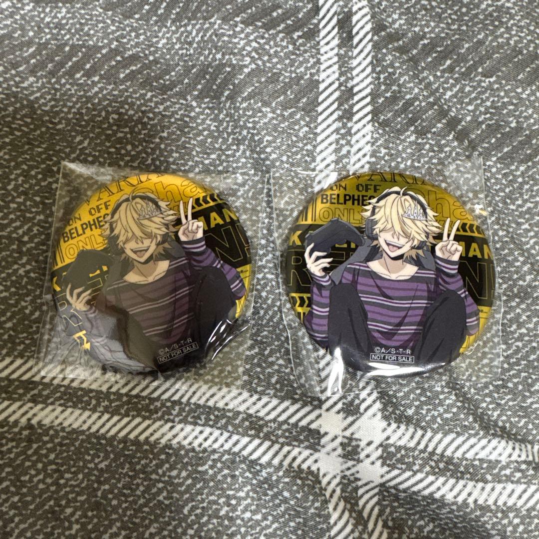 家庭教師ヒットマンREBORN! 特典 メタリック缶バッジ ベルフェゴール