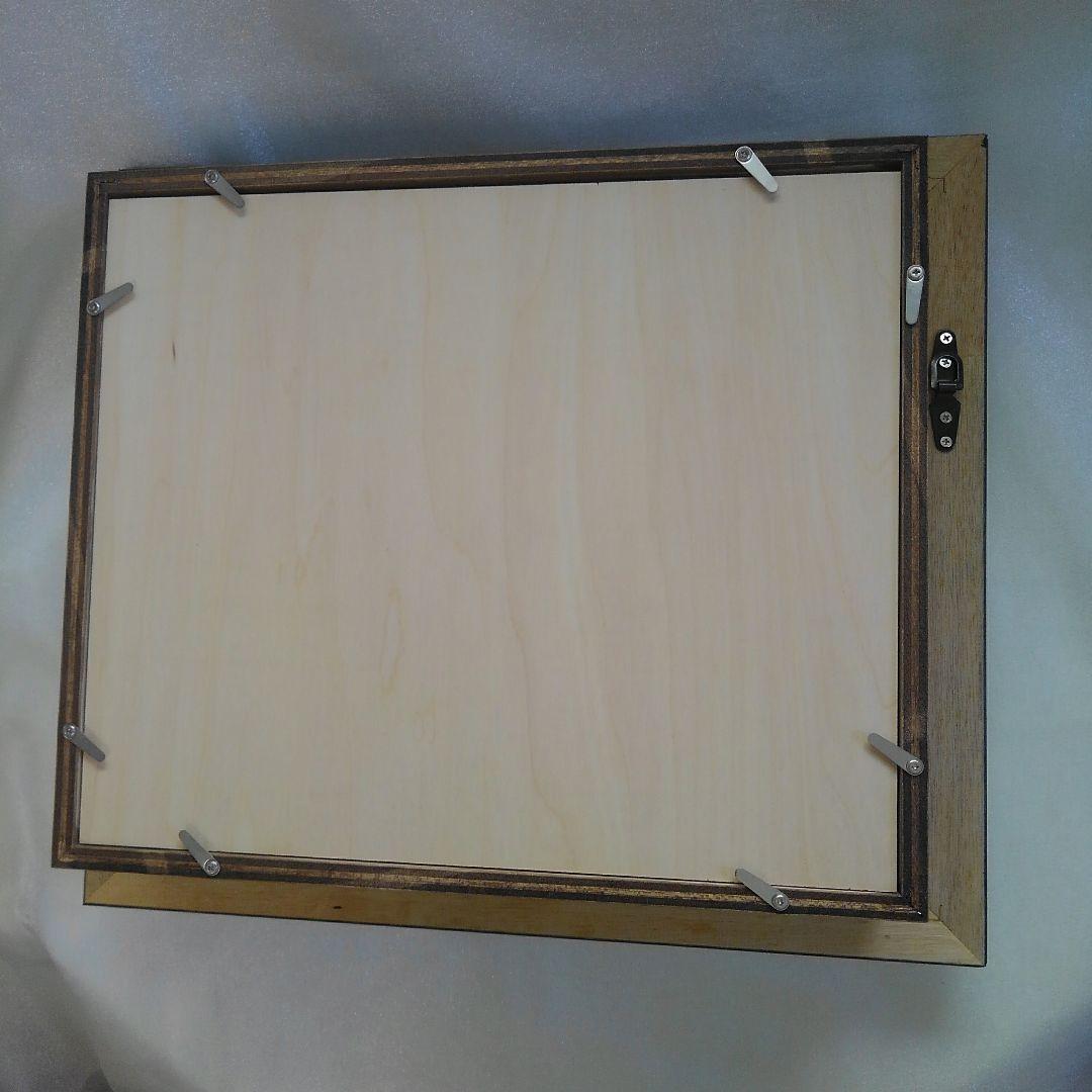 特価 3AP用 超厚額 黒 ブルーマット No.60230 シャドーボックス