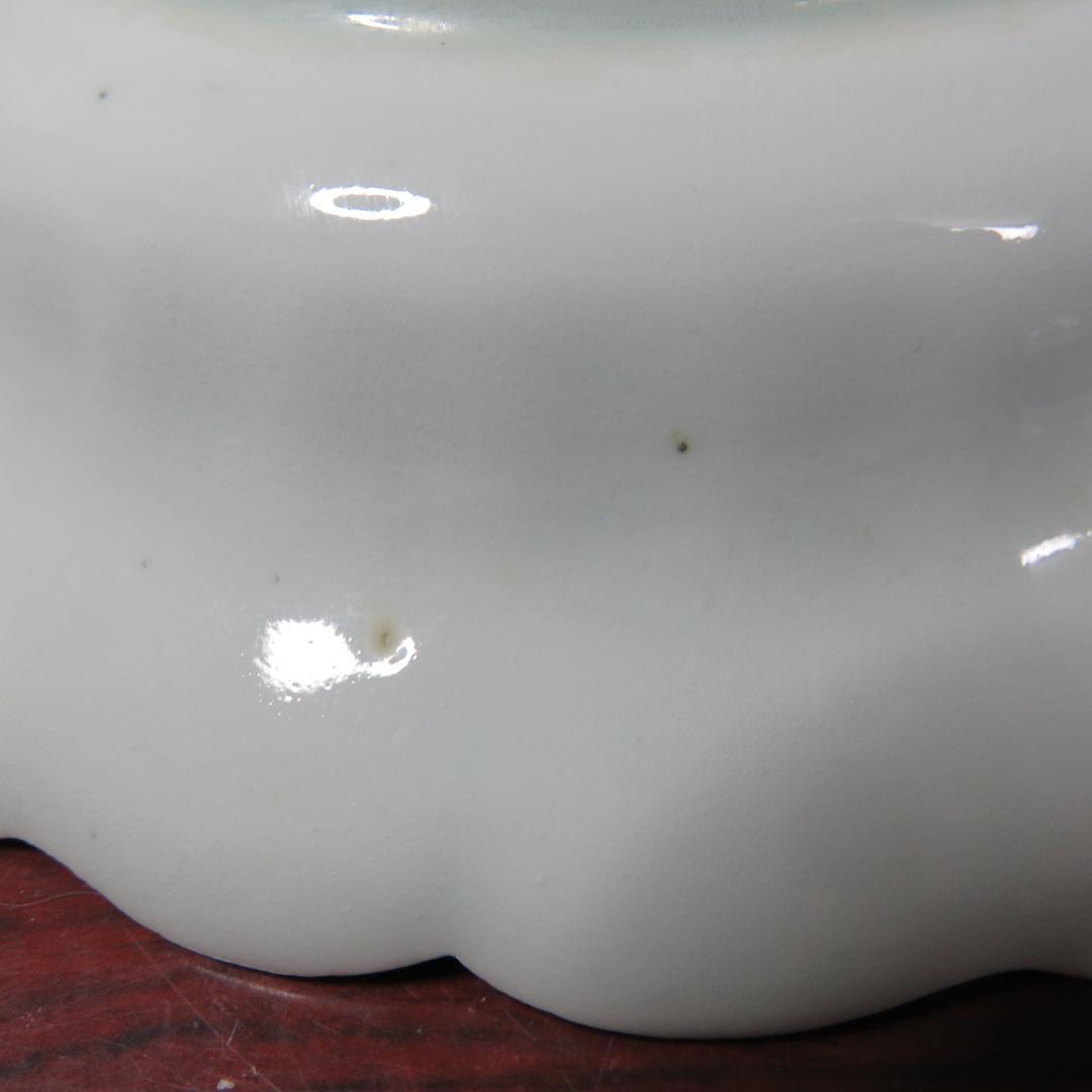 中皿 4枚 鳥 花 染付 古伊万里 上手物 明治