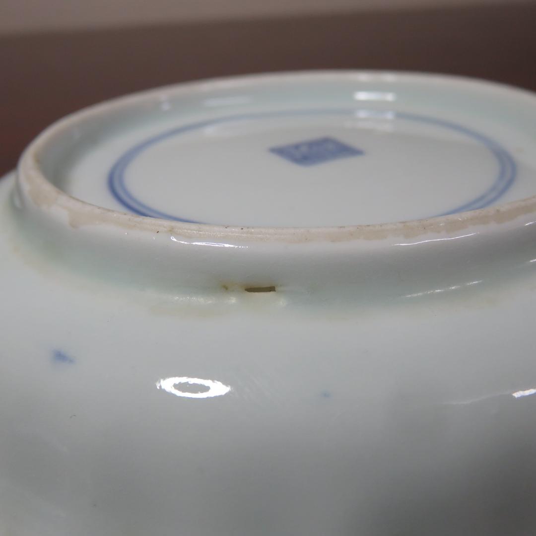 中皿 4枚 鳥 花 染付 古伊万里 上手物 明治 - メルカリ