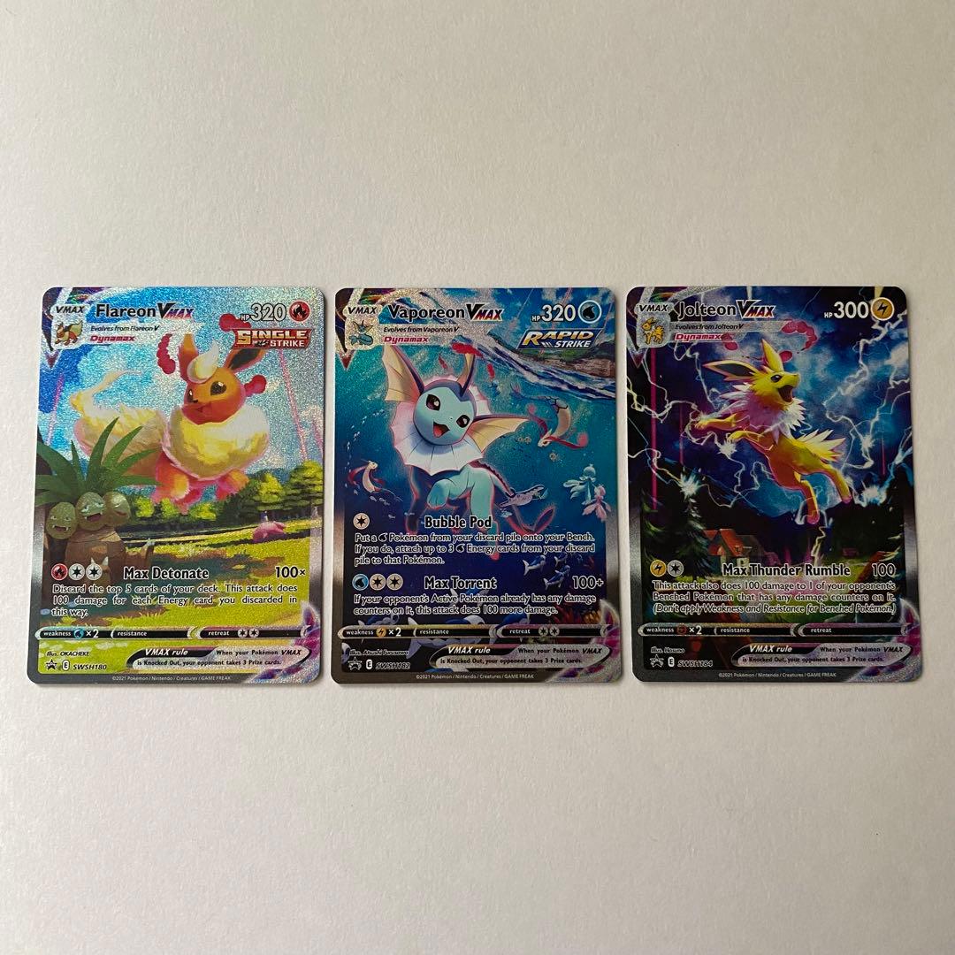 ブースター シャワーズ サンダース Vmax 海外版 英語版 夏ポケカ ⑥