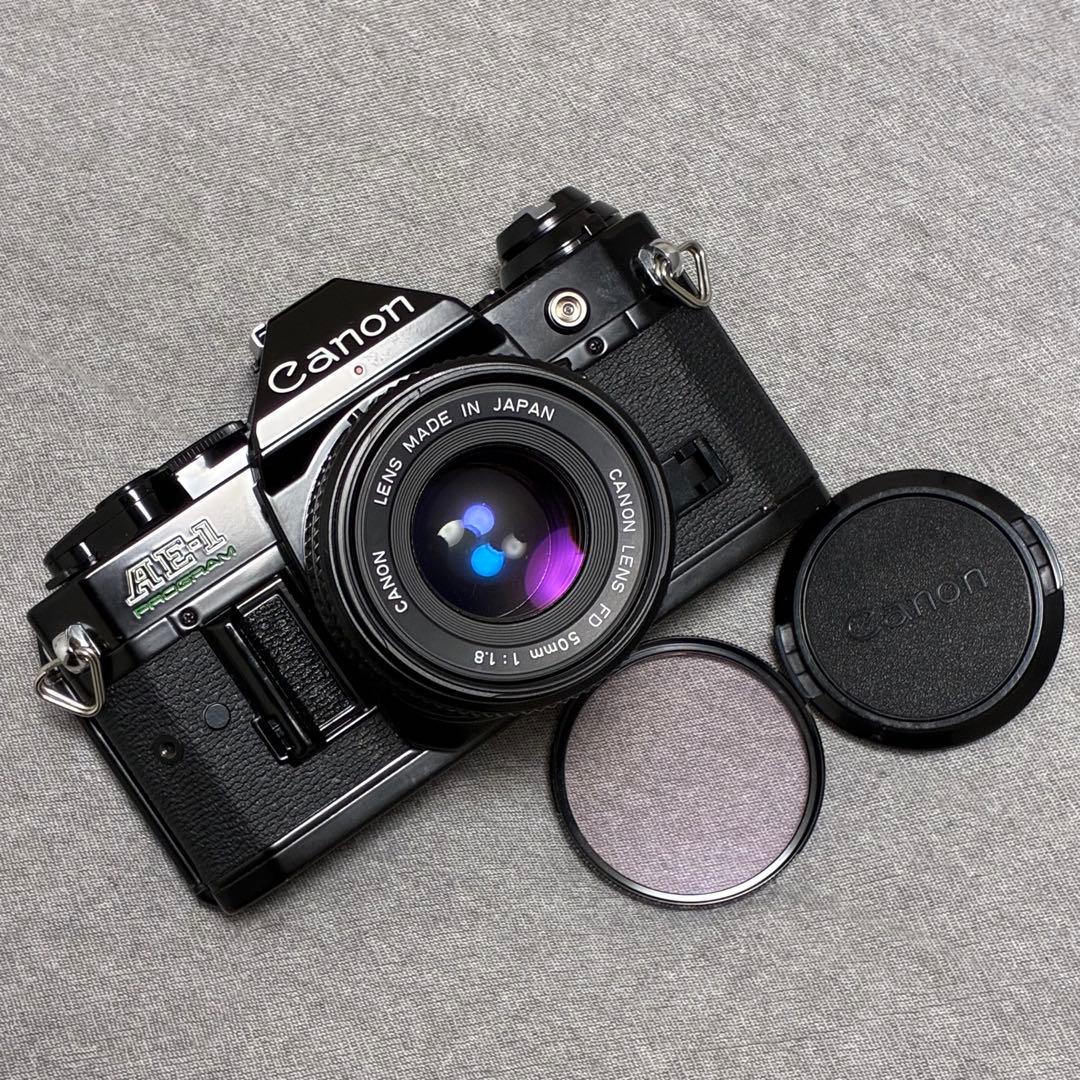 ⭐️美品⭐️モルト交換済⭐️Canon AE-1 PROGRAM ＋50mm F1.8 - メルカリ